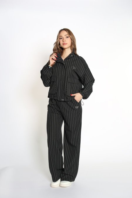 طقم PRADA مخطط