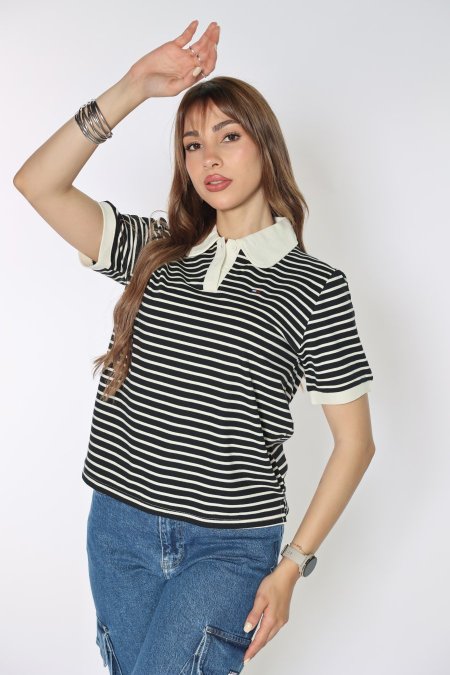 بلايز TOMMY مخطط