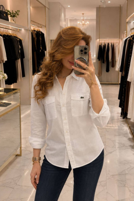 قميص lacoste