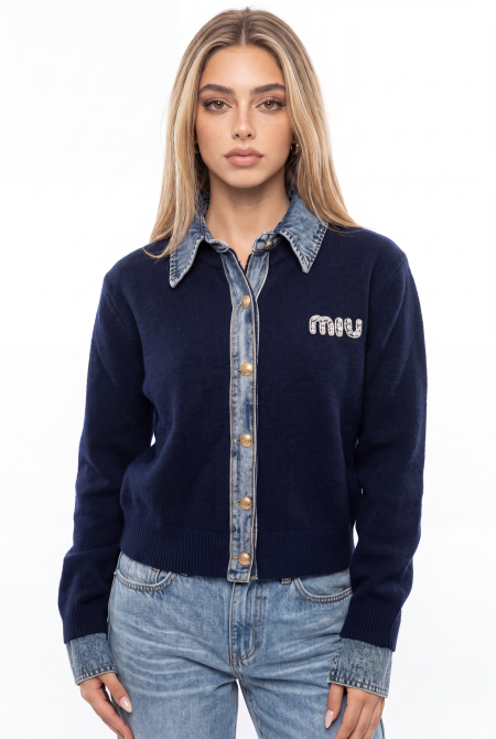 جكيت MIU MIU قبة جينز